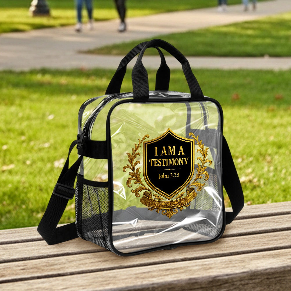 THE TESTIMONY CLEAR™ Signature IAAT Clear Carry Bag - classic