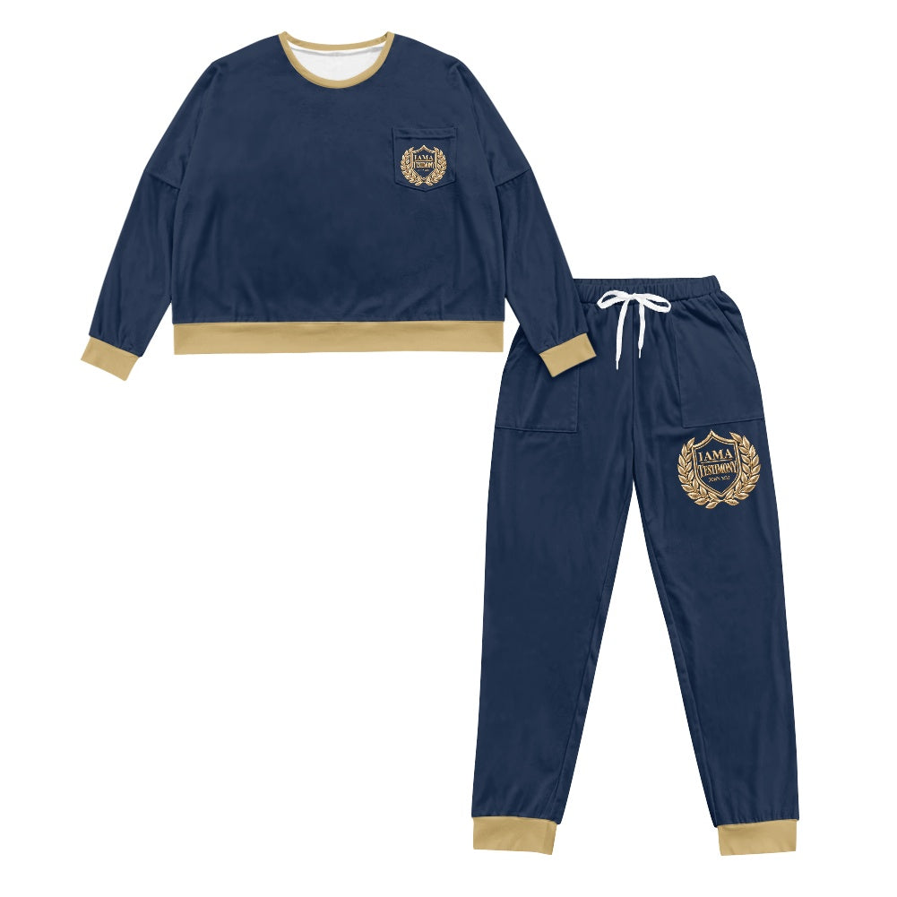 IAAT LUXE LOUNGE™ Signature Drawstring Pajama Set