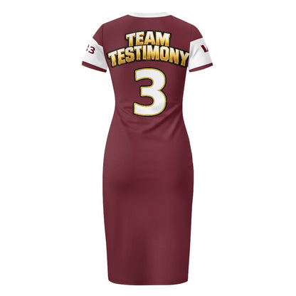 THE TESTIMONY FIT™ Women’s TEAM TESTIMONY™ Fitted Jersey Dress