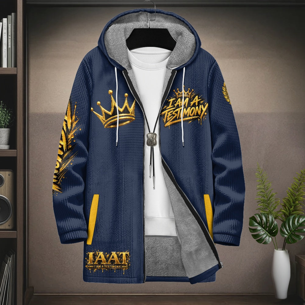 THE KINGDOM AUTHORITY™ Men’s Signature Hooded Long Jacket