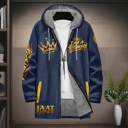 THE KINGDOM AUTHORITY™ Men’s Signature Hooded Long Jacket