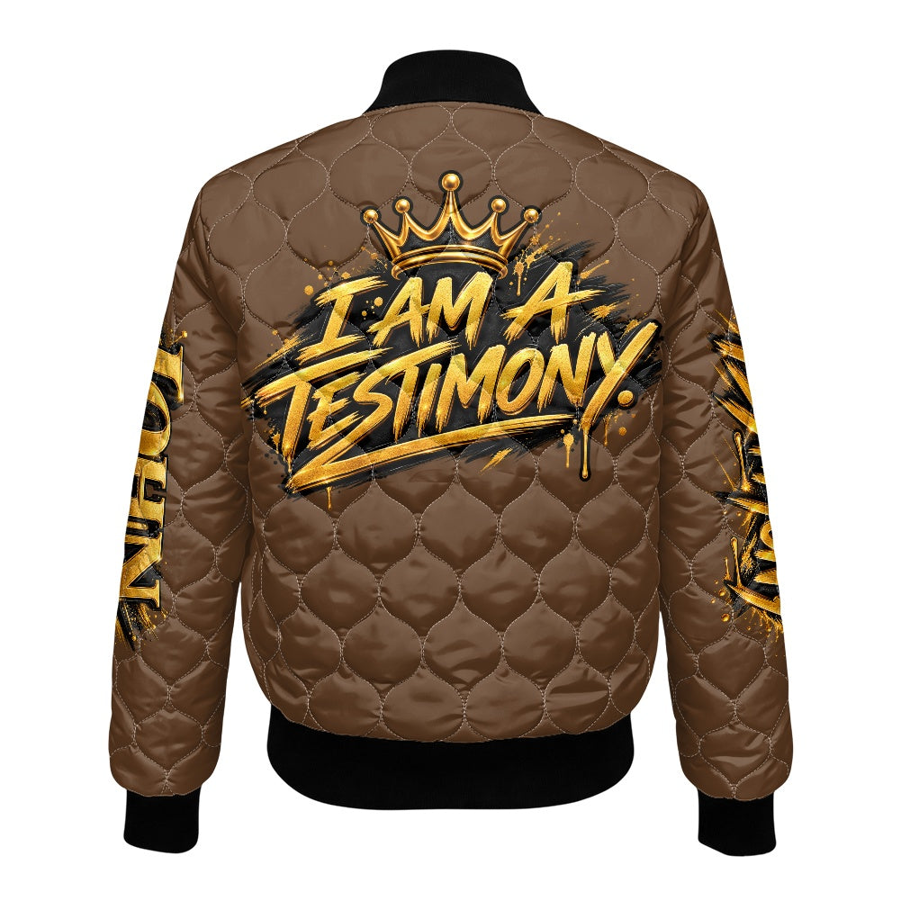 THE KINGDOM BOMBER™ Women’s Urban Lux Quilted Bomber Jacket