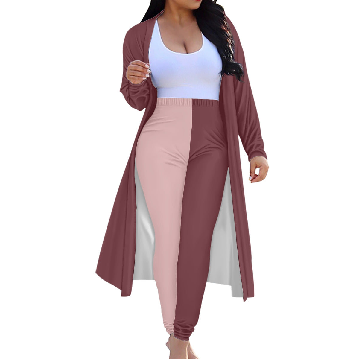 THE SIGNATURE FLOW™ Women's Lux Two-Piece Longline Set