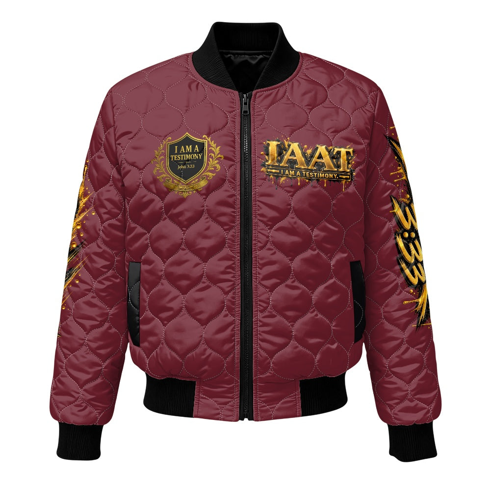 THE KINGDOM BOMBER™ Women’s Urban Lux Quilted Bomber Jacket
