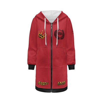 THE KINGDOM PRESENCE™ Women’s Longline Hooded Zip Coat