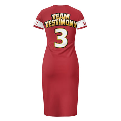 THE TESTIMONY FIT™ Women’s TEAM TESTIMONY™ Fitted Jersey Dress