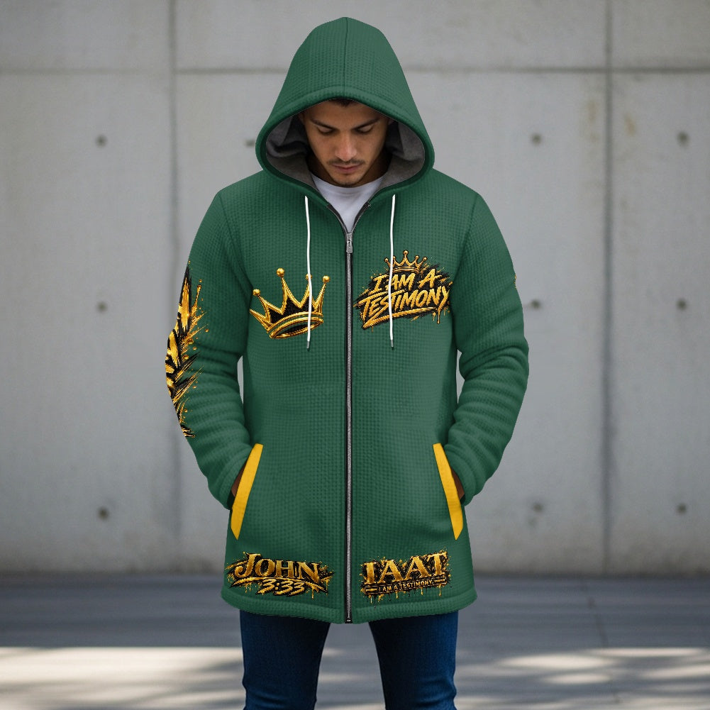 THE KINGDOM AUTHORITY™ Men’s Signature Hooded Long Jacket