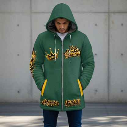 THE KINGDOM AUTHORITY™ Men’s Signature Hooded Long Jacket