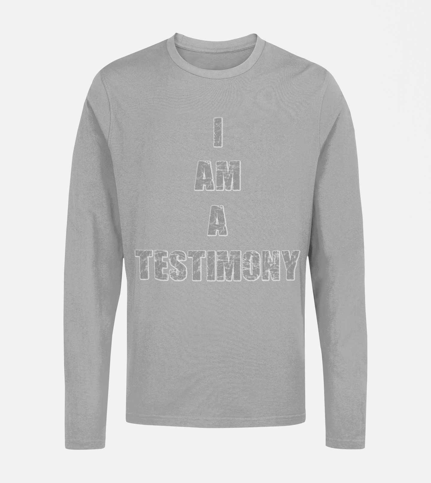 I AM A TESTIMONY LS- GRAY