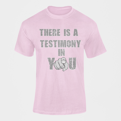 A TESTIMONY IN YOU TEE - PINK