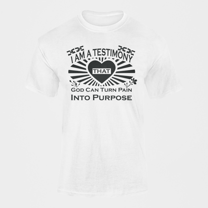 PAIN INTO PURPOSE TEE - WHITE