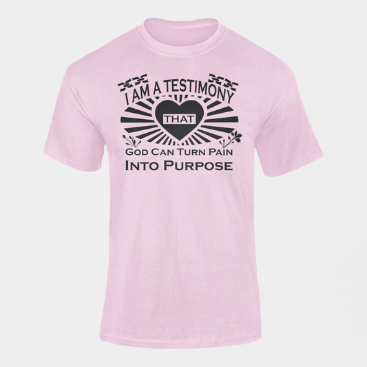 PAIN INTO PURPOSE TEE - PINK